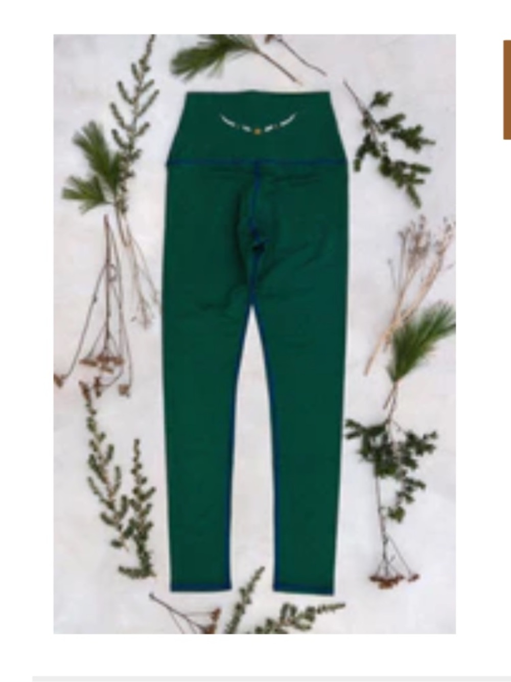 Purusha People Emerald High-Waist Leggings